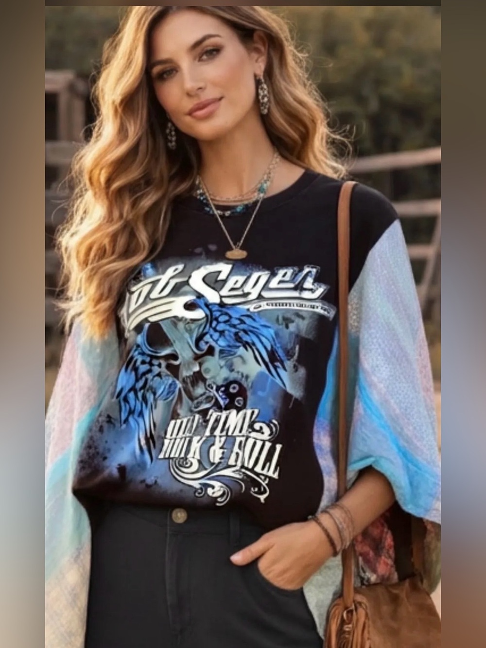 BOB SEGER upcycled Kantha tunic top os S M L XL 1x 2x 3x